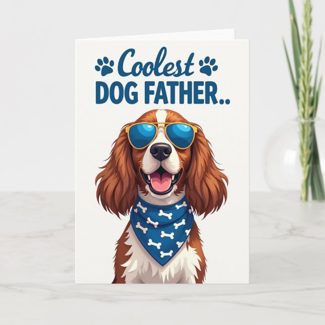Auburn Dog Fathers Day Card (Front)