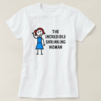 Auburn Hair Incredible Shrinking Woman T-Shirt