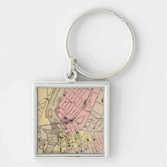 Auburn, Lewiston Keychain (Front)