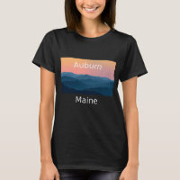 Auburn Maine Mountain sunset hometown