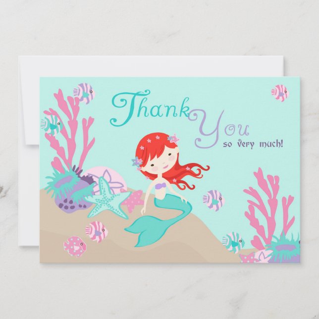 Auburn Mermaid Thank You (Front)