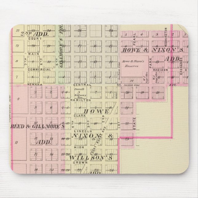 Auburn, Nebraska Mouse Pad (Front)