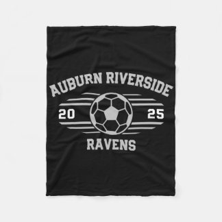 Auburn Riverside Ravens Soccer Byll 2025  Fleece Blanket