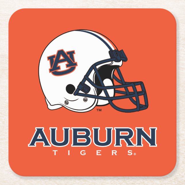 Auburn University | Auburn Football Square Paper Coaster (Front)