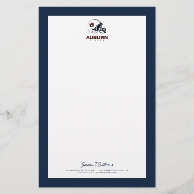 Auburn University | Auburn Football Stationery (Front)