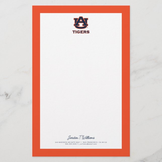 Auburn University | Auburn Stationery (Front)