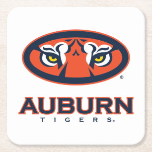 Auburn University   Auburn Tigers Square Paper Coaster