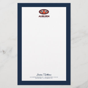 Auburn University Auburn Tigers Stationery