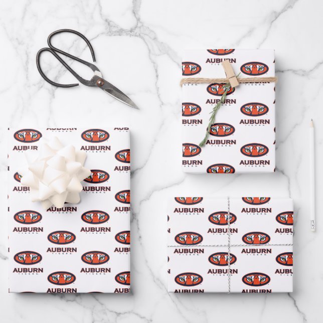 Auburn University | Auburn Tigers Wrapping Paper Sheet (Front)