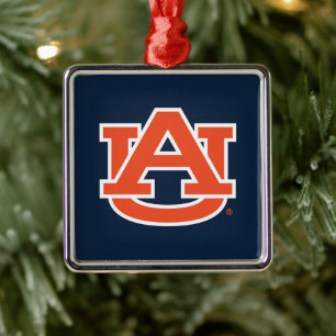 Auburn University   Auburn UA Logo Metal Ornament