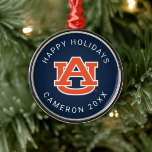 Auburn University   Auburn UA Logo Metal Ornament