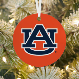 Auburn University   Auburn UA Logo Metal Ornament