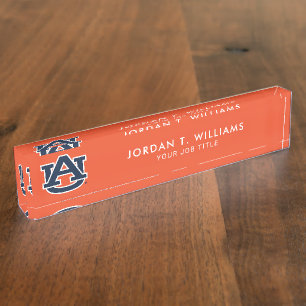 Auburn University   Auburn UA Logo Nameplate