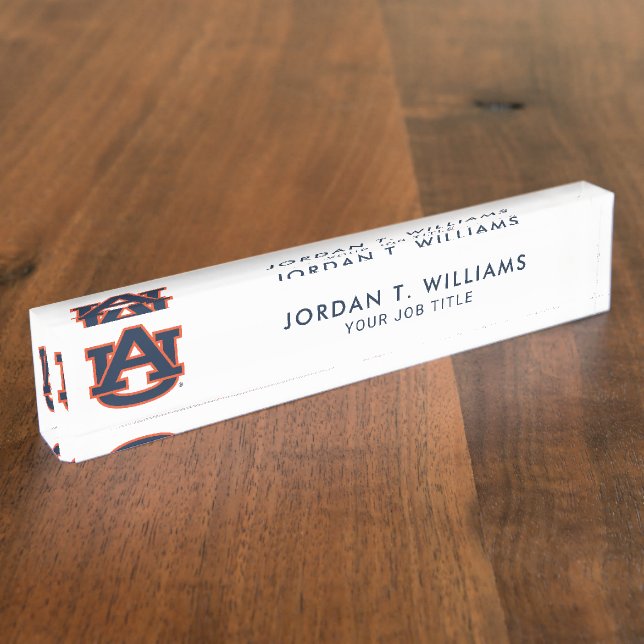 Auburn University | Auburn UA Logo Nameplate (Side)