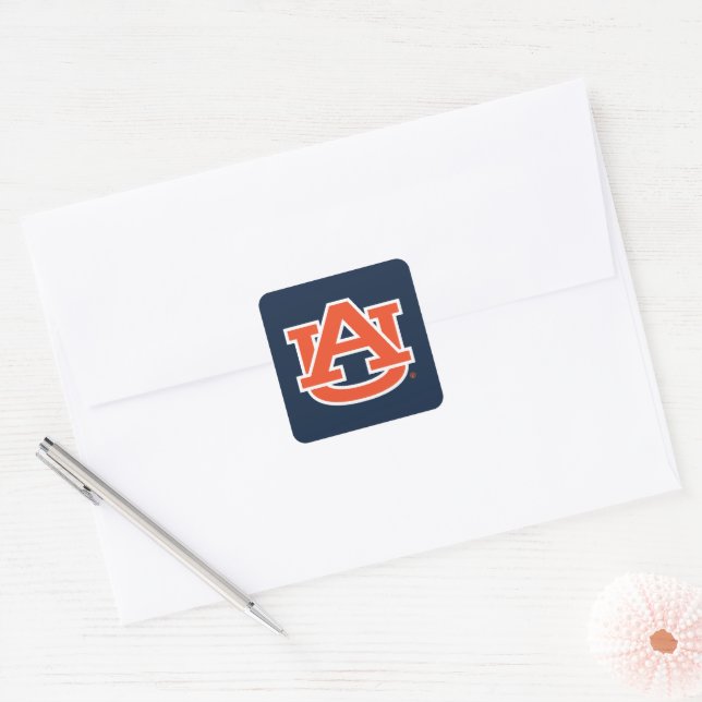 Auburn University | Auburn UA Logo Square Sticker (Envelope)
