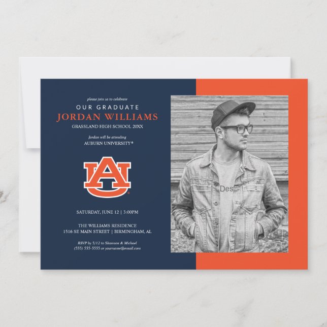 Auburn University | Future Grad Announcement (Front)