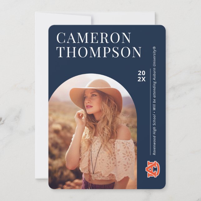 Auburn University | Future Grad Invitation (Front)