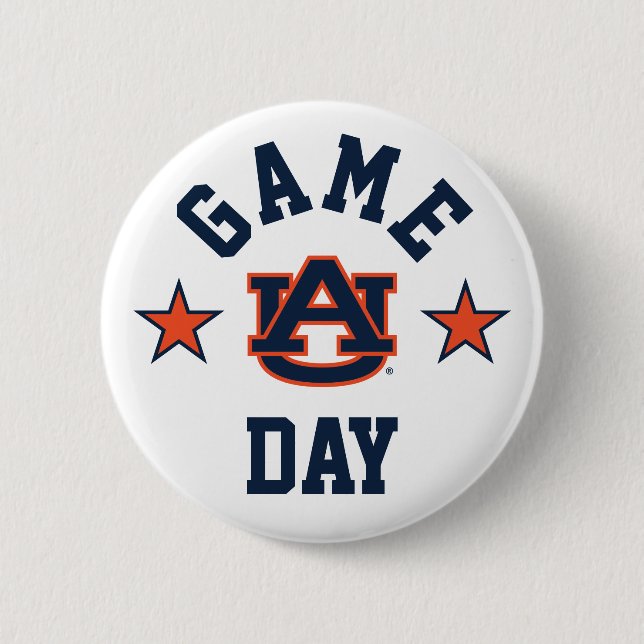 Auburn University Game Day 2 Inch Round Button (Front)