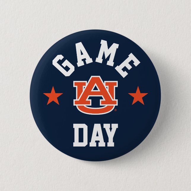 Auburn University Game Day 2 Inch Round Button (Front)