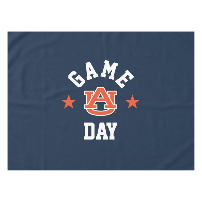 Auburn University Game Day Tablecloth (Front (Horizontal))