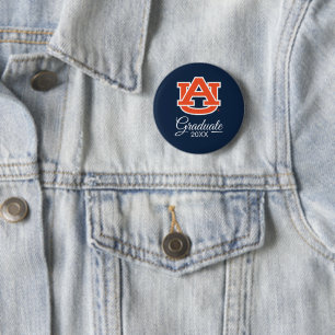 Auburn University Graduate 2 Inch Round Button