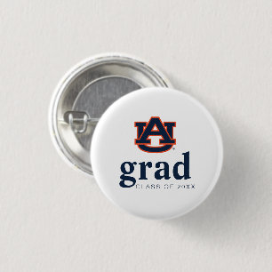 Auburn University Graduation   Auburn Tigers 1 Inch Round Button