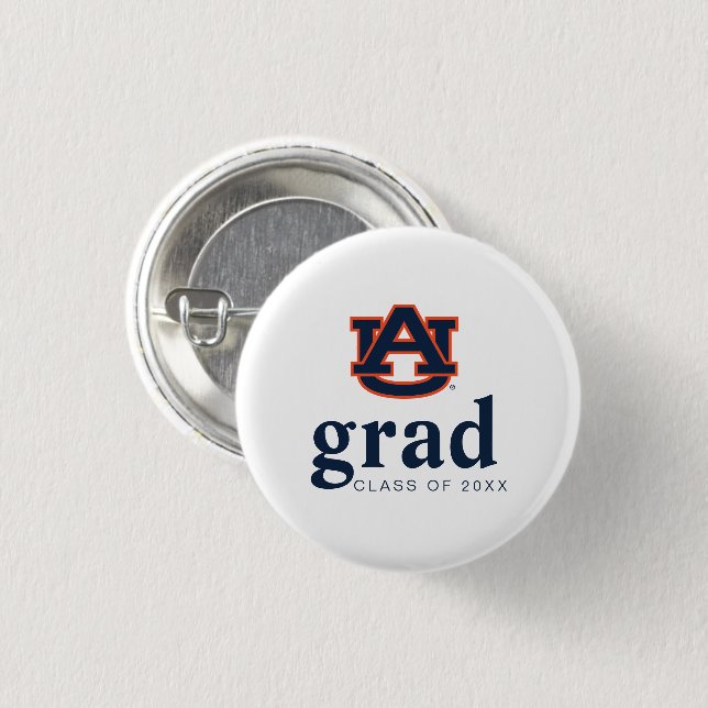 Auburn University Graduation | Auburn Tigers 1 Inch Round Button (Front & Back)