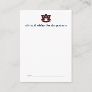 Auburn University Graduation   Auburn Tigers Card