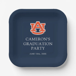 Auburn University Graduation – Auburn Tigers Paper Plate