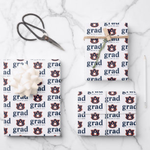 Auburn University Graduation Auburn Tigers Wrapping Paper Sheet