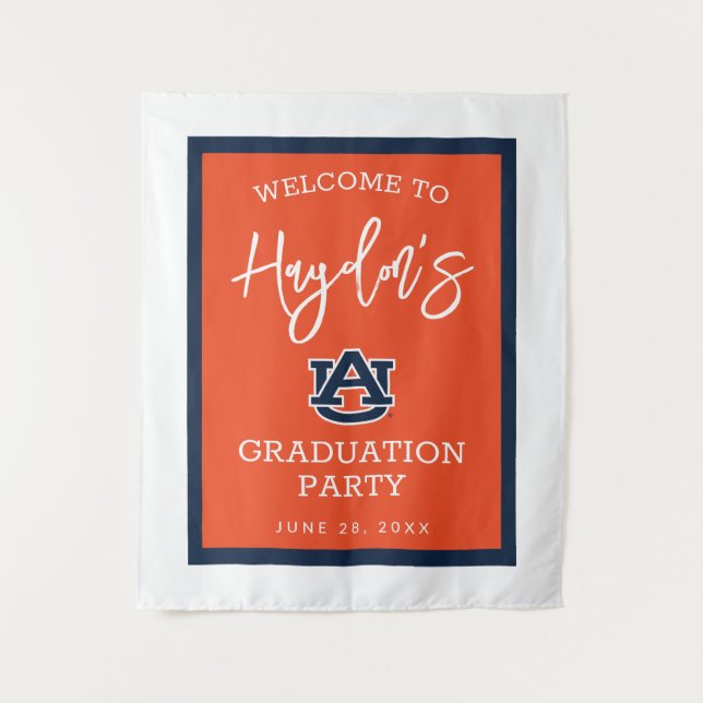 Auburn University | Graduation Party Tapestry (Front)