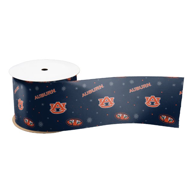 Auburn University | Holiday Pattern Satin Ribbon (Spool)