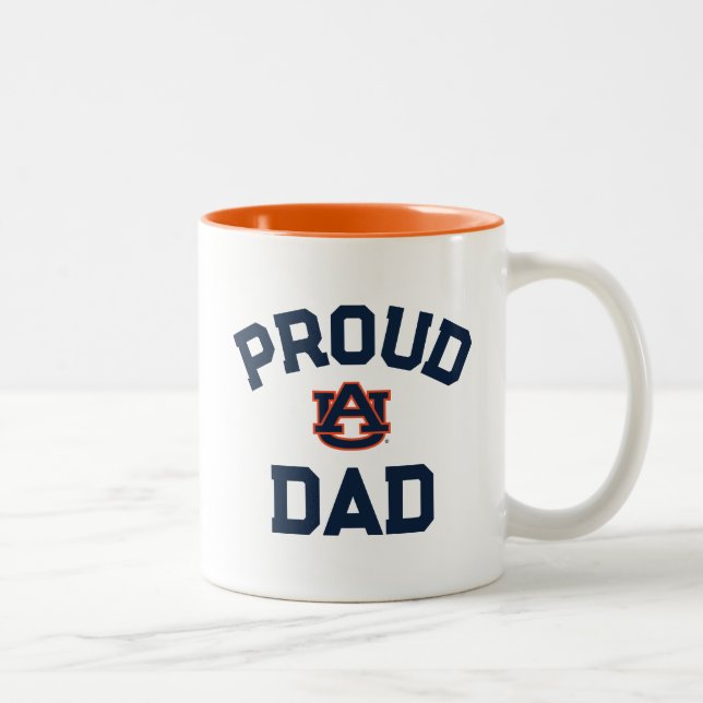 Auburn University "Proud Dad" Two-Tone Coffee Mug (Right)