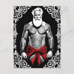 Auch der Weihnachtsmann wünscht ein frohes Fest l Postcard