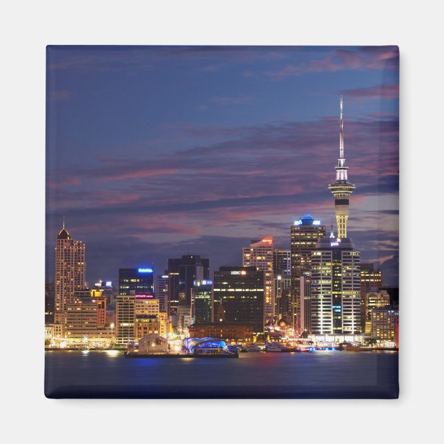 Auckland City Skyline Magnet (Front)