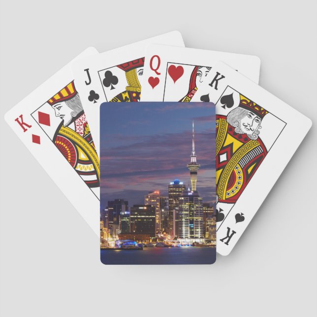 Auckland City Skyline Playing Cards (Back)