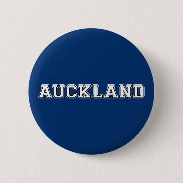 Auckland New Zealand 2 Inch Round Button (Front)