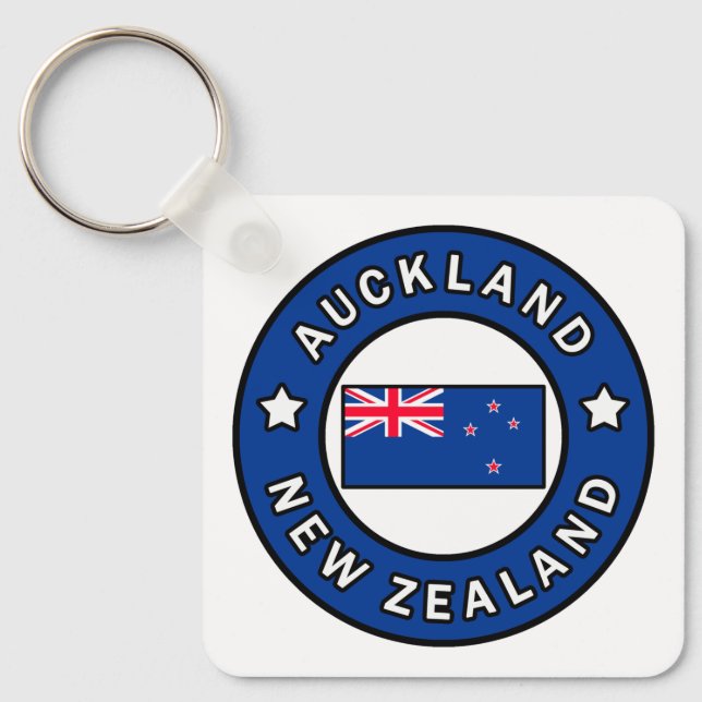 Auckland New Zealand Keychain (Front)