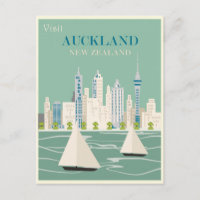 Auckland New Zealand Vintage Travel
