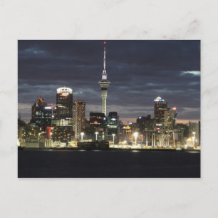 Auckland @ Night Postcard