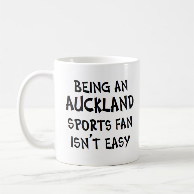 auckland sports fan, being coffee mug (Left)