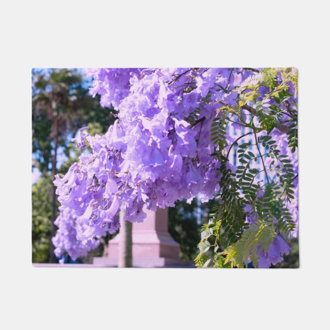 Auckland's Purple Princess Tree Doormat (Front)
