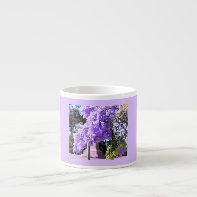 Auckland's Purple Princess Tree Espresso Cup (Front)