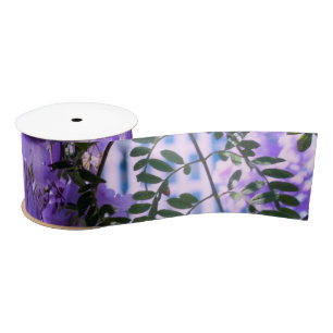Auckland's Purple Princess Tree Satin Ribbon