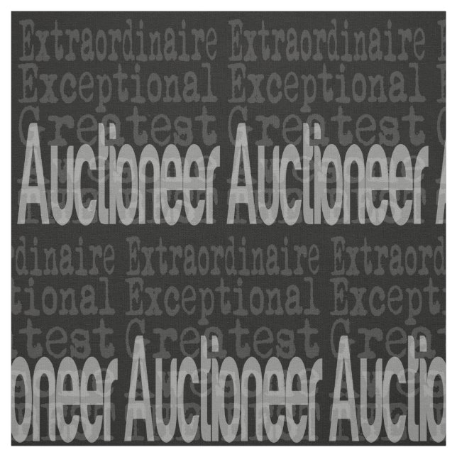 Auctioneer Extraordinaire Fabric (Swatch)