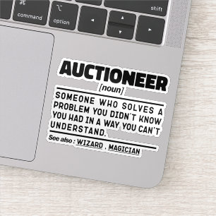 Auctioneer Noun Definition Marketer Funny Sayings