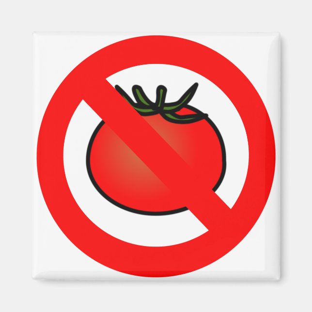 Aucun aimant de tomates (Devant)