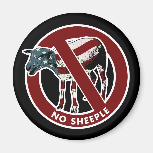 Aucun aimant Sheeple (Devant)