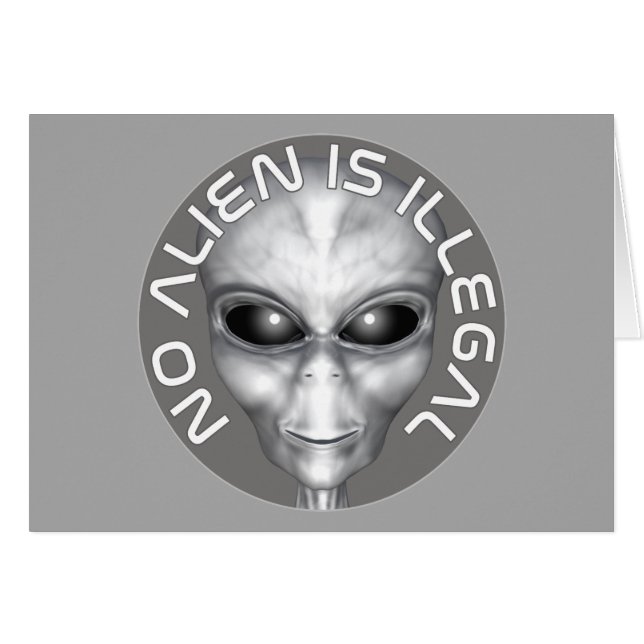 Aucun Alien N'Est Illégal (Devant Horizontal)