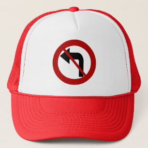 Aucun casquette de virage à gauche